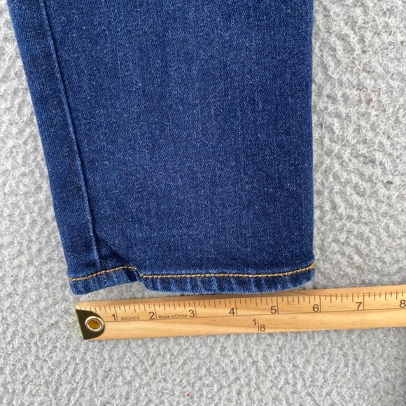 Talbots Jeans Womens 6 28 Blue Dark Wash Denim Signature Skinny Ankle Everyday - Picture 10 of 11